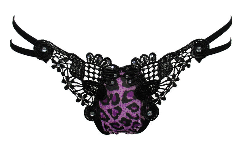 Wild Leopard Print Women's Low Waist T-back Viralgem Store