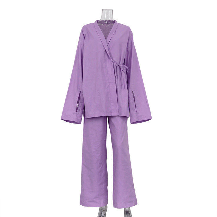 Women's Trousers Casual Two-piece Suit Homewear Can Be Worn Outside Viralgem Store