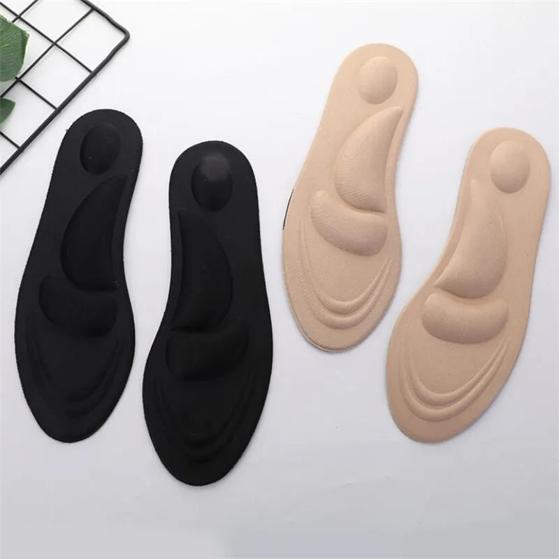 2PCS New 4D Stretch Breathable Deodorant Running Cushion Insoles For Feet Man Women Insoles For Shoes Sole Orthopedic Pad