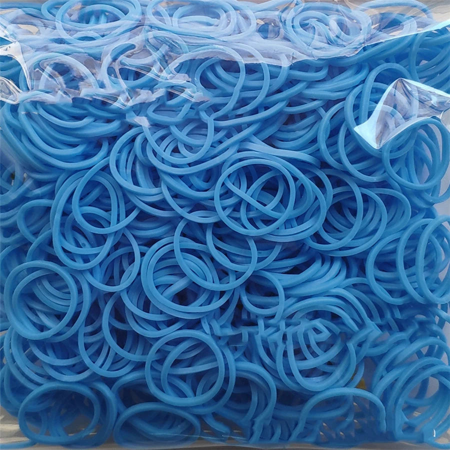 600 Rubber Loom Bands Girl Gift For Children Elastic Band For Weaving Lacing Bracelet Toy Gum Bracelets DIY Material Accessories