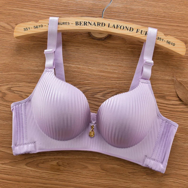 2024 New Girl's 8cm thickened Bra Steamed Bread Cup Adjustable Underwear No Mark No Steel Ring Breast Lingerie push up Bras