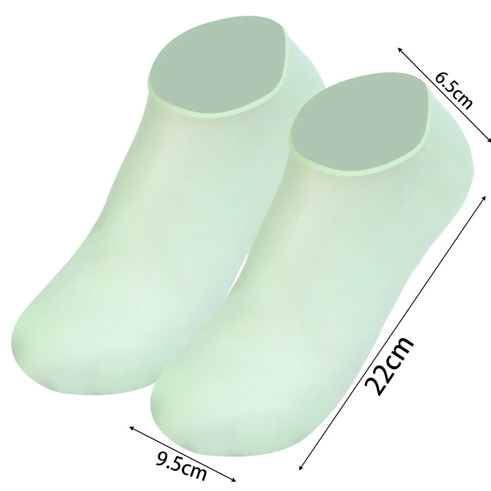 1/3pairs Silicone Moisturizing Foot Socks Anti Cracking Dry Dead Skin Foot Spa Tools Reusable Gel Stocking Protective Feet Cover Viralgem Store