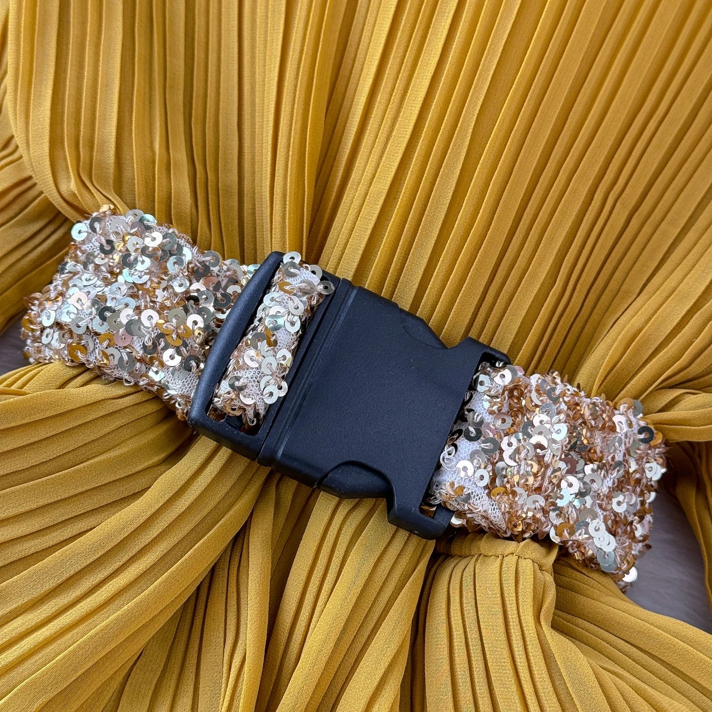 Summer New Light Luxury Sequin Two Piece Skirt Set Women's V-neck Belt Blouse Top+Slim Fit High Waist Wrap Hip Half Skirt Set Viralgem Store