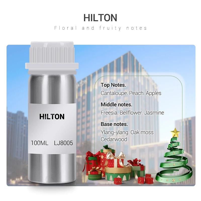 100ml Diffuser Essential Oils Hilton Fragrance Oil for Home Perfumes Hotel Aromatherapy Machine Essential Oil Diffuser Aroma Oil Viralgem Store