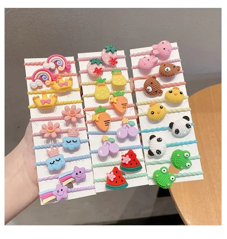 50/40/30pcs Cute Rubber Bands for Children Will Not Harm Hair with Good Elasticity. Girl Baby Headbands and Cute Girls Headdress Viralgem Store