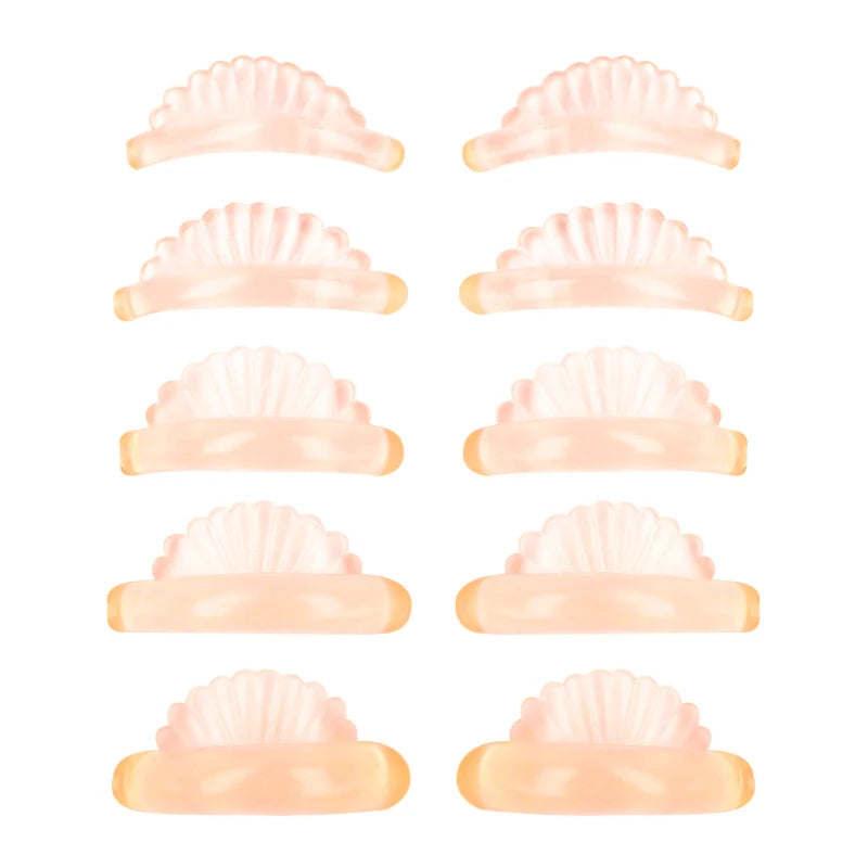 5 Pair 5 Size Lash Lift Silicone Pads Eyelash Perm 3D Curler Eye Patches Applicator Tools Eyelashes Extension Accessories