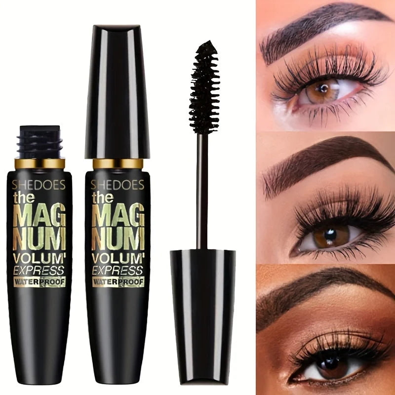 4D Black Mascara Thickening, Lengthening, Curling, Waterproof Liquid Fiber Mascara Viralgem Store