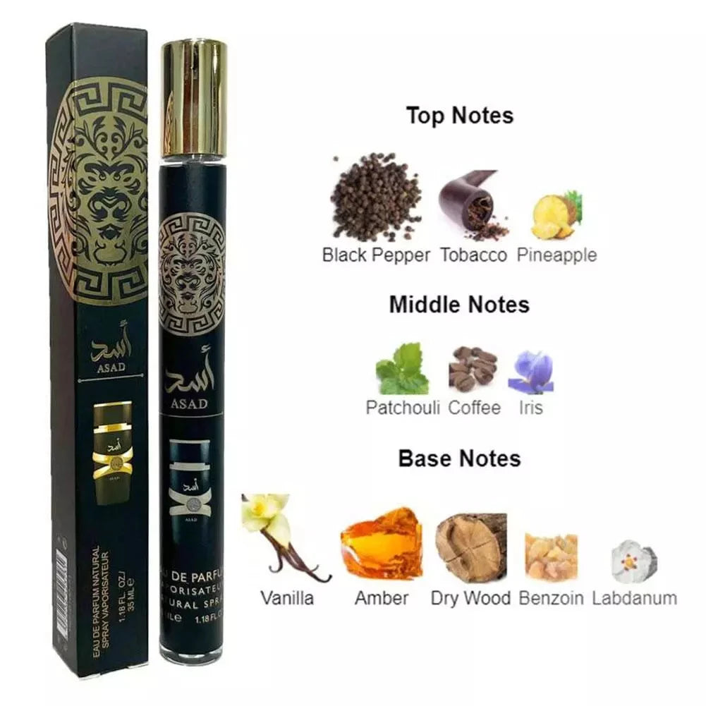 100ml Original Arab Men Perfumes Long-Lasting Sweet Woodiness Fragrance Classic Body Spray Black Portable Cologne Perfum Unisex Viralgem Store