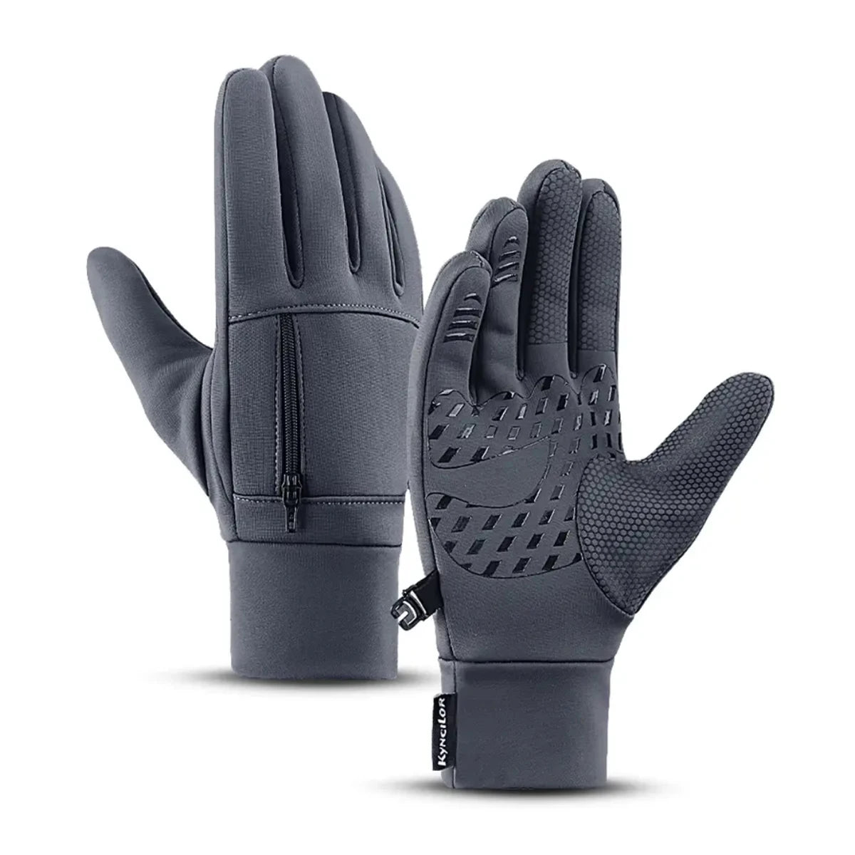 Winter Outdoor Cycling Gloves for Men and Women Touchscreen Windproof Warm Sport Splashproof Silicone Non-slip Motorcycle Gloves