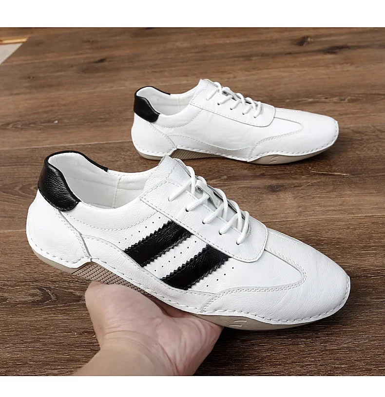 Tennis Men Leather Shoe Natural Cowhide Leather Shoes for Men Original Man Sneakers Deals Men's Sneaker High Quality Shoes Male