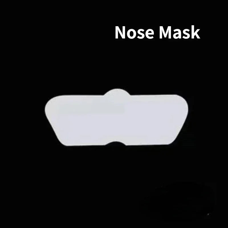 100pcs Masks Wrap Face Plastic Film Full Face Cleaner Mask Neck Stickers Paper Disposable Transparent Facial Beauty Makeup Tools