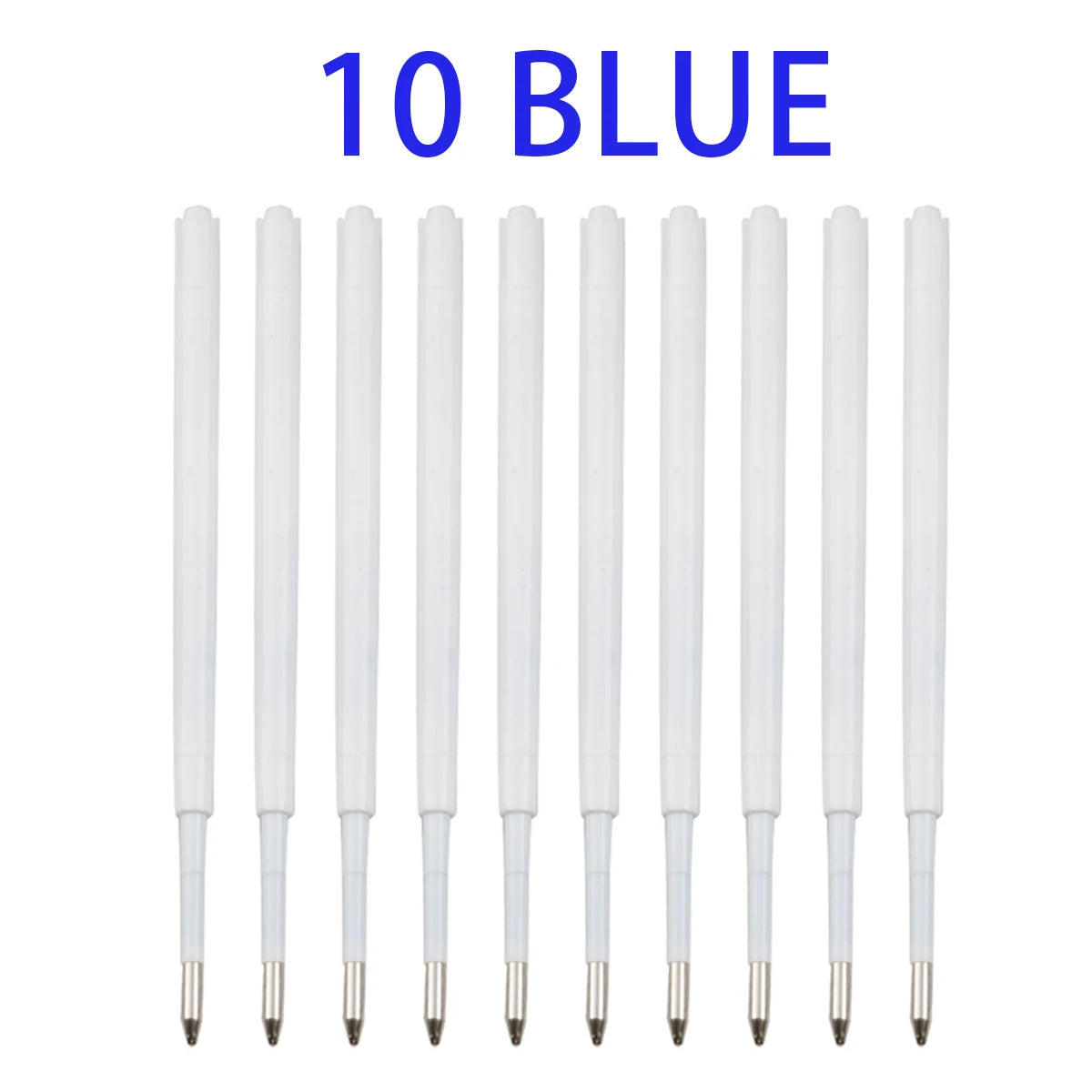 10-20pcs 0.7MM Ballpoint Pen Plastic G2 Refills Blue/Black Ink for Pens Writting Parts Office Stationery Viralgem Store