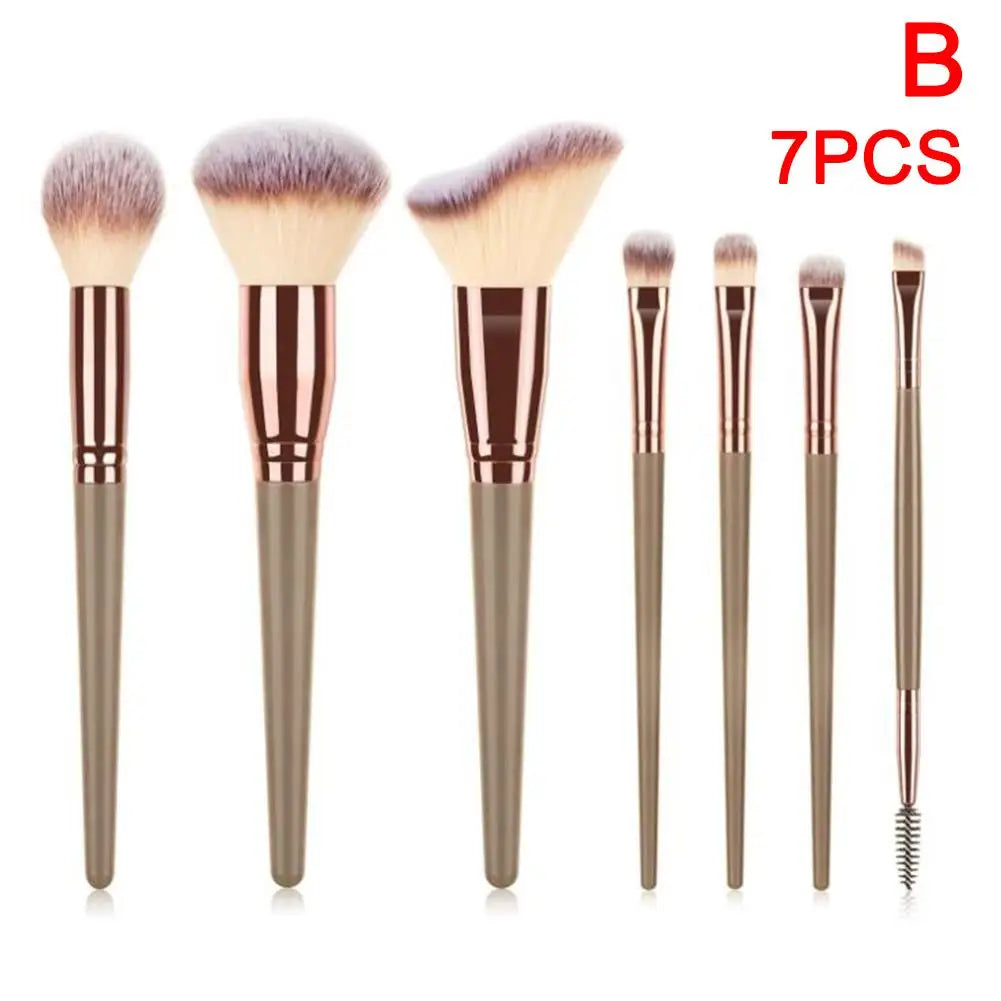 7PCS Professional Makeup Brush Set Blush Brush Eye Shadows Powder Blush Foundation Conceale Soft Fluffy Beauty Tools Makeup Tool Viralgem Store