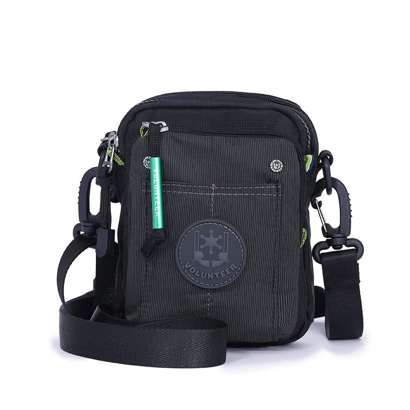 VOLUNTEER Crossbody Bags for Men Fashion Waterproof Phone Oxford Cloth Casual Small Messenger Men's Shoulder Sling Bag 1652-11 Viralgem Store