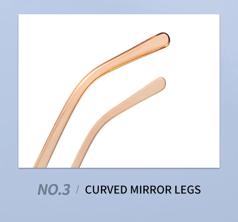 2024 New Square Frame Sunglasses Europe And The United States Fashion Sunglasses Men And Women Half Frame Sunglasses