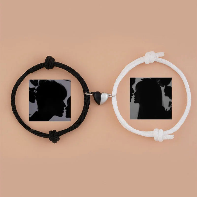 2Set Elastic Beads Love Magnetic Attraction Couple Bracelet Tv Girl Matching Bracelets Who Really Cares Album Inspired Bracelets Viralgem Store