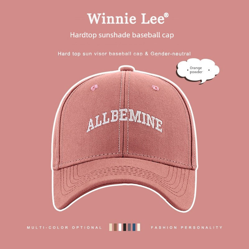 Winnie Lee Face-Looking Little Girl Deepening Hard Top Hat