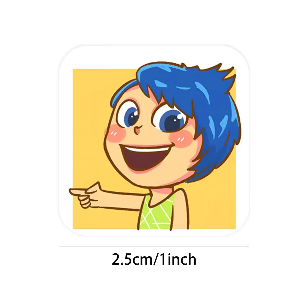 500sheet/roll Disney Movie Inside Out 2 Stickers Cartoon Party Decoration Stickers Gifts Bag Labels Stationery Kids Toys Viralgem Store