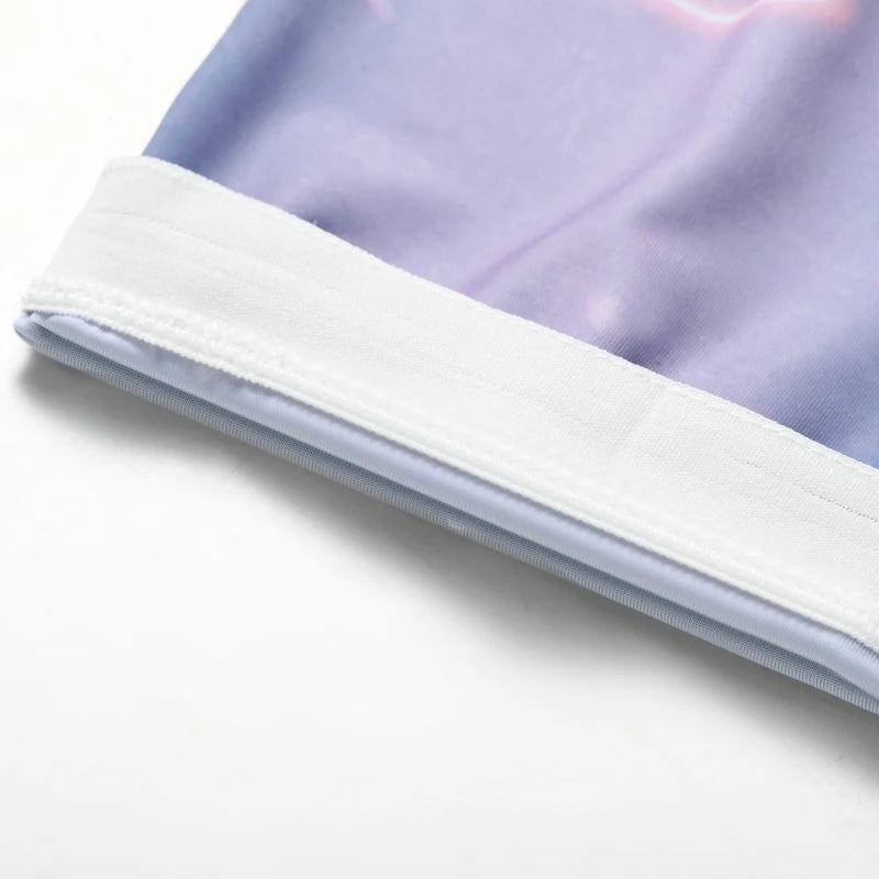 3D Designer Cooling Arm Sleeves And Mask Men Summer Ice Silk Sunscreen Oversleeve Mask Outdoor Cycling Runnig Anti-UV Arm Covers