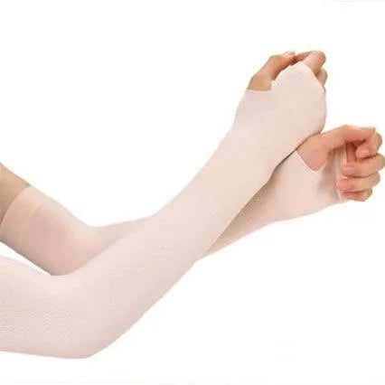 1 Pair Arm Sleeves Warmers Sports Sleeve Sun UV Protection Hand Cover Cooling Warmer Running Fishing Cycling Arm Cover