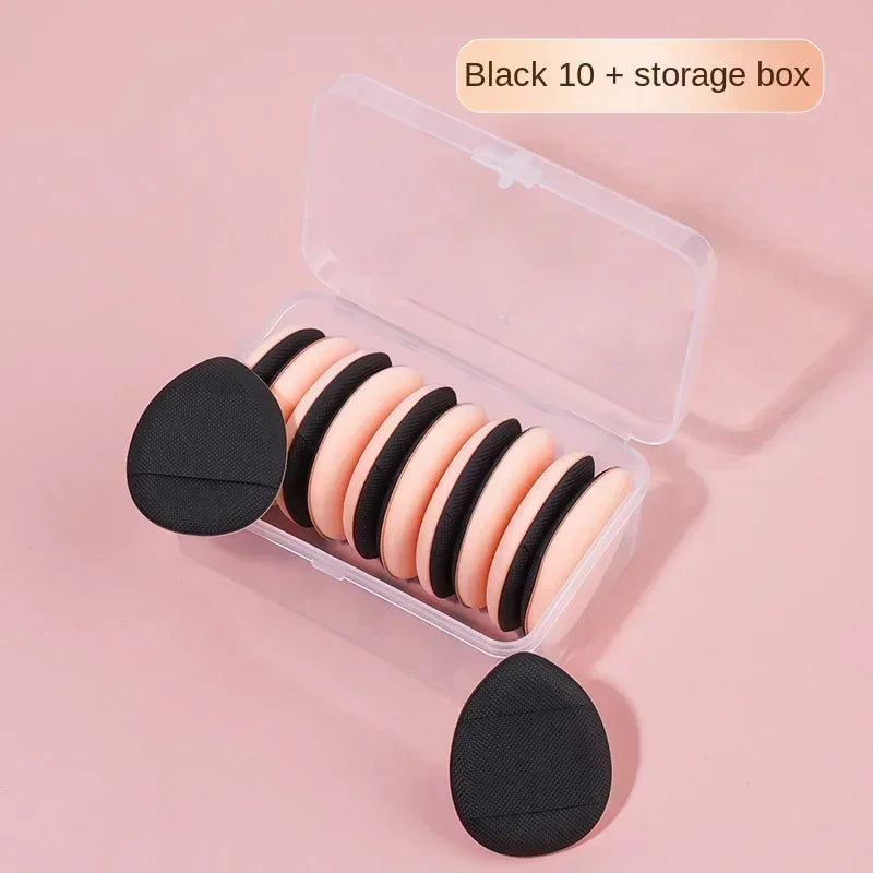 10Pcs Mini Finger Puff Foundation Small Air Cushion Powder Sponge Face Concealer BB Cream Cosmetic Applicator Makeup Tools Viralgem Store