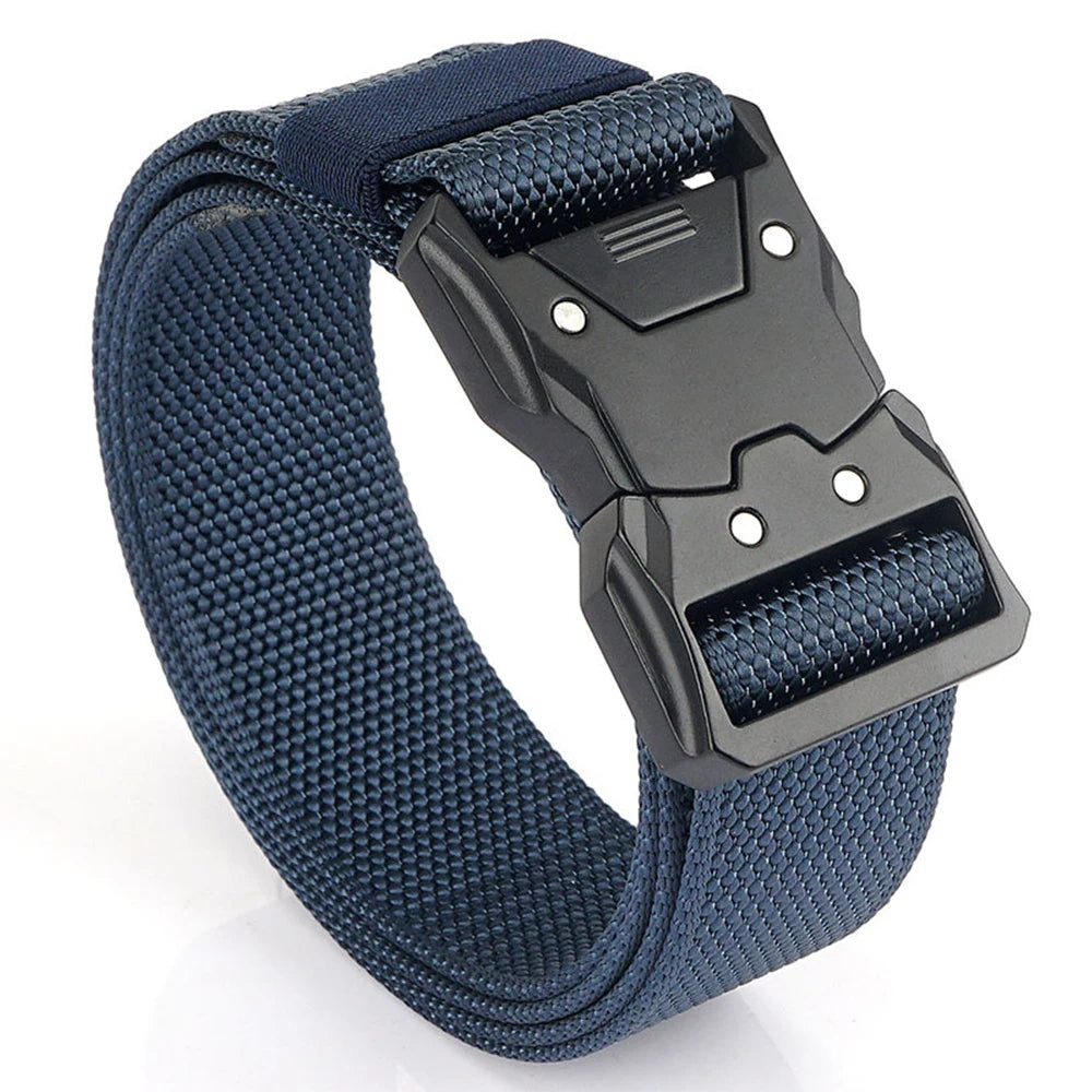1pc Men's Belt Outdoor Tactical Belt Multi-Function Buckle Nylon Belt High Quality Alloy Buckle Belt Sports Canvas Neutral Belts