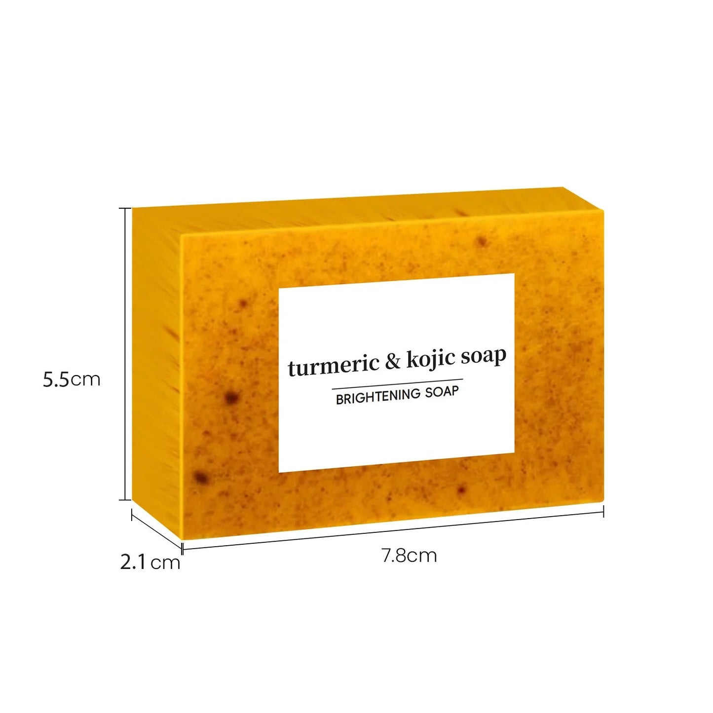 100g Turmeric Hand Made Soap, Lemon Kojic Acid Soap, Shower and Facial Soap Viralgem Store