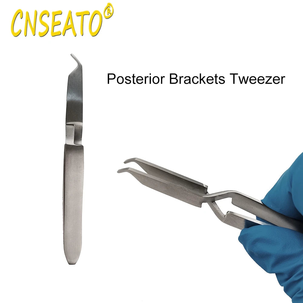 1Pcs Dental Orthodontic Bracket Tweezer Buccal Tube Bonding Placer Dentistry Articulating Paper Tweezers for Teeth Care Tools
