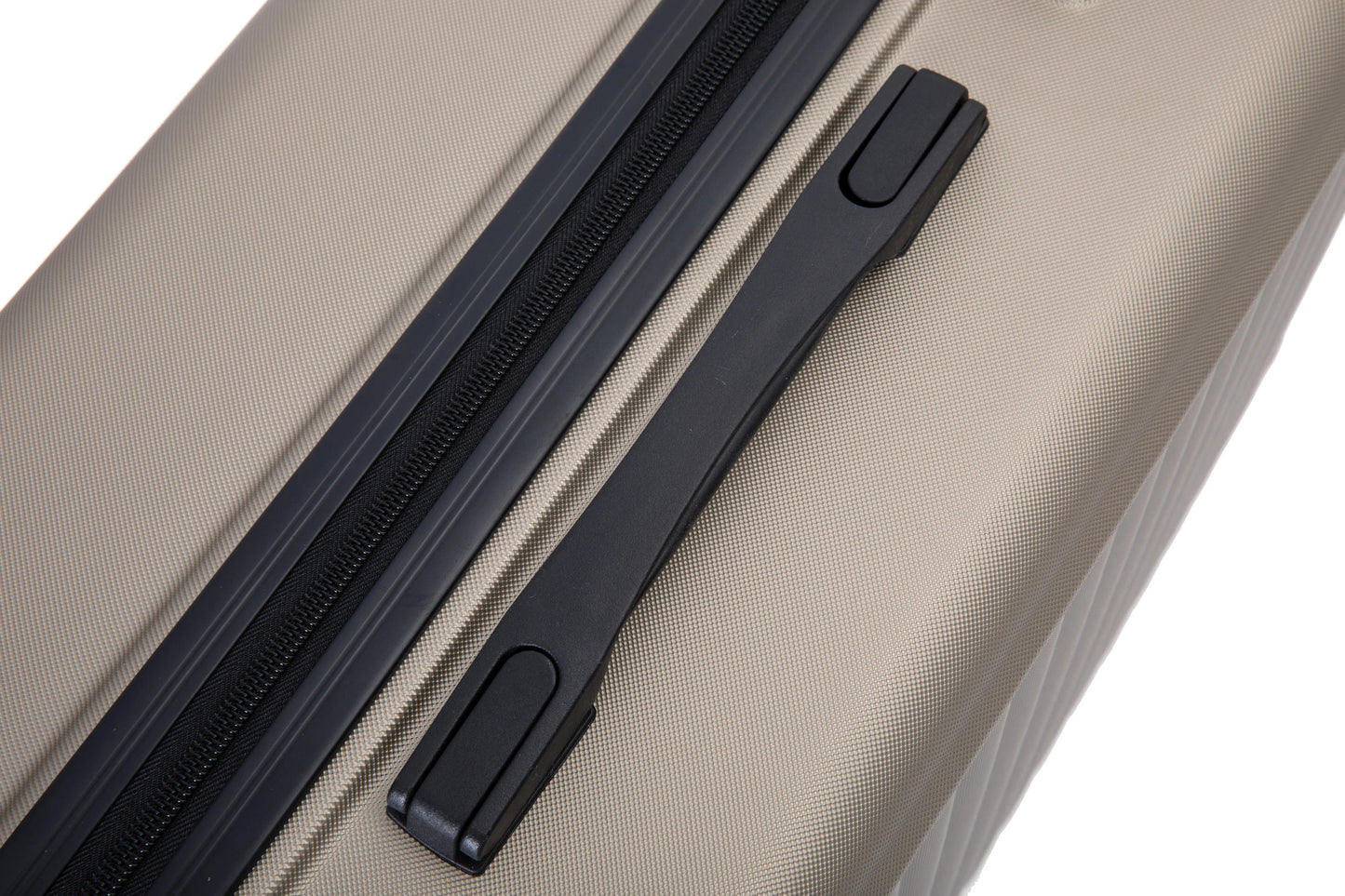 3 Piece Luggage Sets ABS Lightweight Suitcase with Two Hooks, Spinner Wheels, TSA Lock, (20/24/28) GOLD Large capacity suitcase Viralgem Store