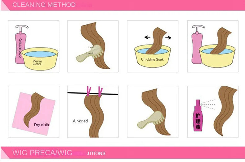 Synthetic Wig for Women With Long Straight Black Hair, Lolita Cosplay Wig for Daily School Life, Heat-Resistant Full Head Viralgem Store