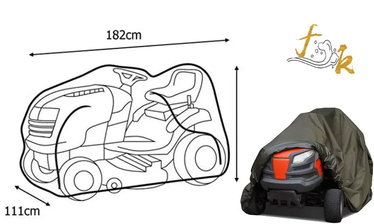 Waterproof Dust Rain Proof Cover for Lawn Mowers Covering Outdoor Furniture Cover Outdoor Garden Sunscreen Tractor Viralgem Store
