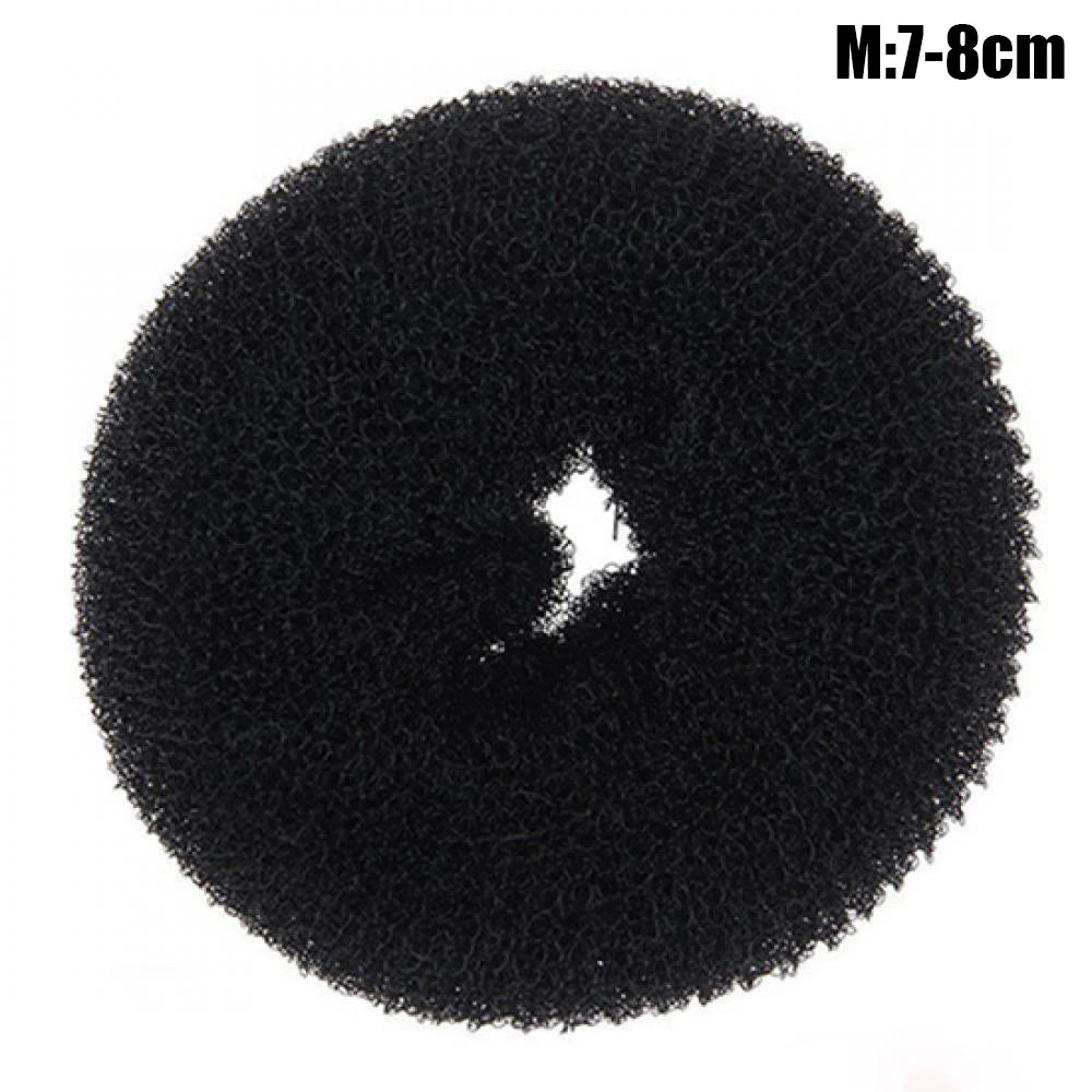 3Colors Magic Roll Foam Sponge Easy Big Ring Women Hair Bun Maker Donut Hair Styling Tools Hairstyle Hair Accessories For Girls