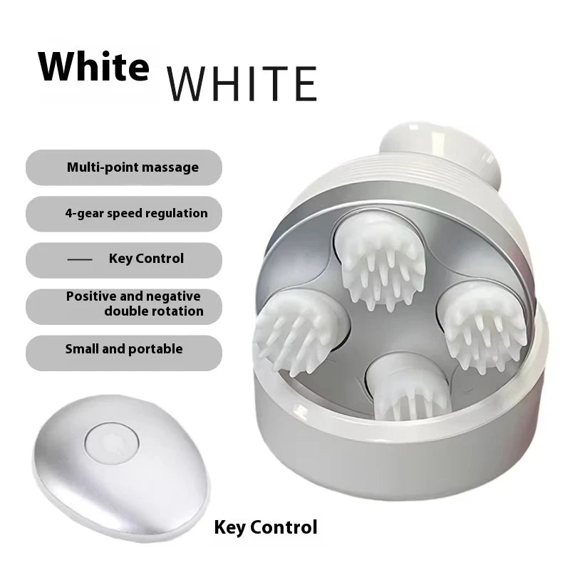 Tuhopeta Scalp Massager 3D Kneading Shiatsu Head Relaxation Device USB Rechargeable Electric Massage with Tension Relief Pets Viralgem Store