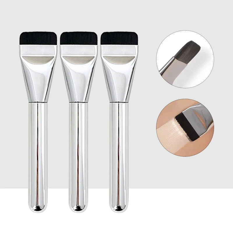 1/3 PCS Flat-head Foundation Brush Ultra-thin Brush Head Traceless Foundation Makeup Brush Cosmetic Tools Viralgem Store