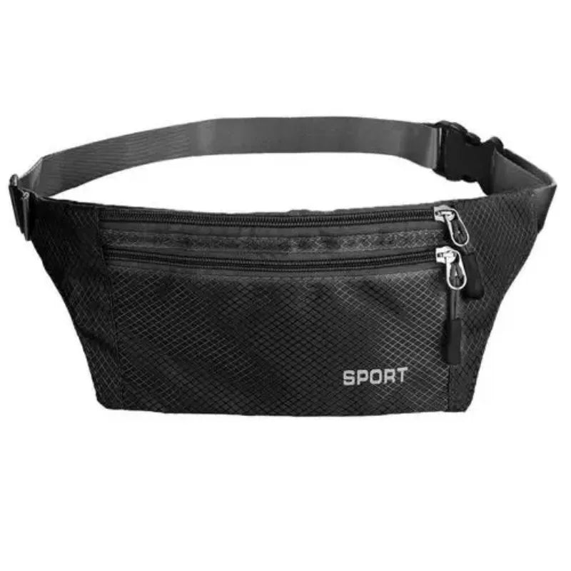 1pc Professional Running Zip Bag Waterproof Sports Chest Shoulder Bags Belt Bum Pouch Unisex Waistbag Hiking Outdoor Accessories