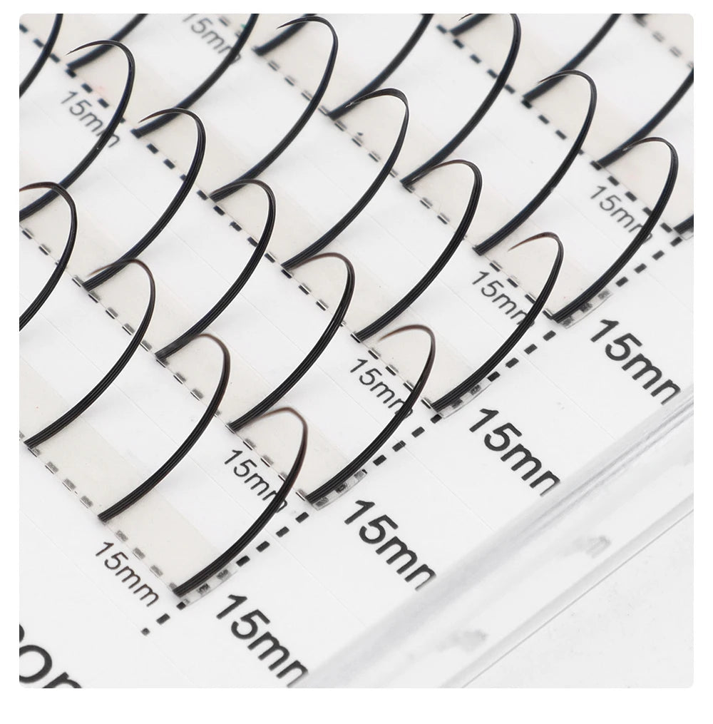 winky beauty 12Rows A/M Shape Spikes Lashes Individual Wispy Premade Fans Eyelash Extension Self-Grafting Makeup False Eyelashes Viralgem Store