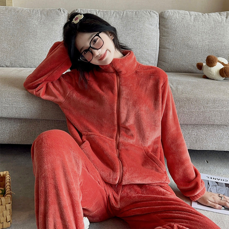 Women's Autumn And Winter Coral Fleece Pajamas Viralgem Store