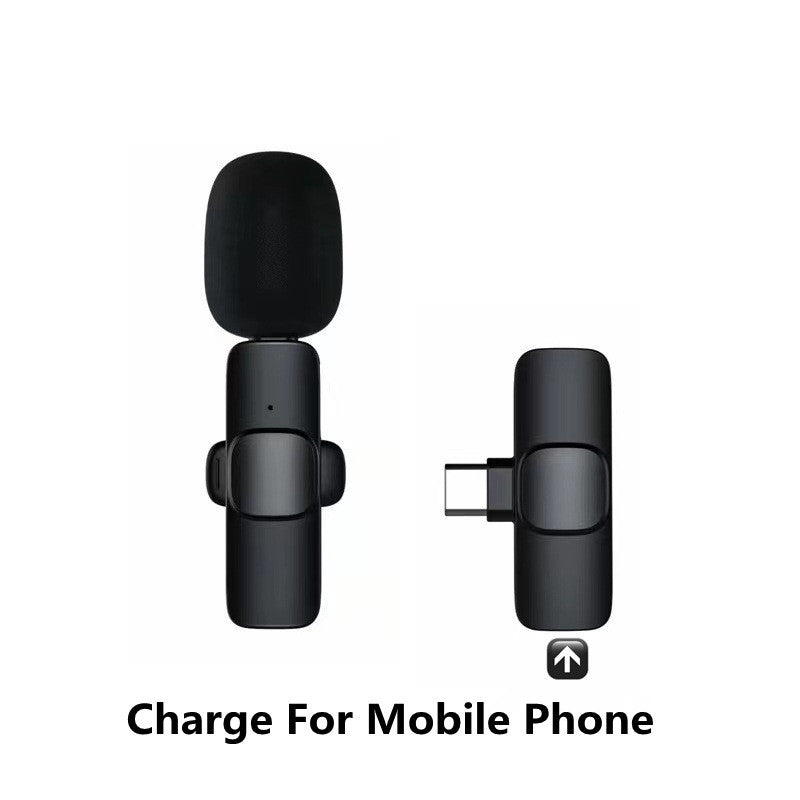 Wireless Lavalier Microphone Portable Audio Video Recording Mini Mic For I Phone Android Long Battery Life Live Broadcast Gaming Viralgem Store
