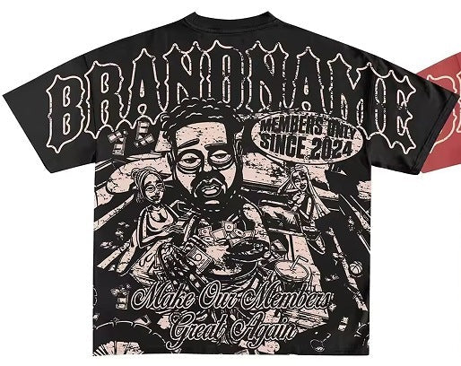 Y2g Harajuku Style T-shirt Men's Hip Hop Gothic Top Viralgem Store