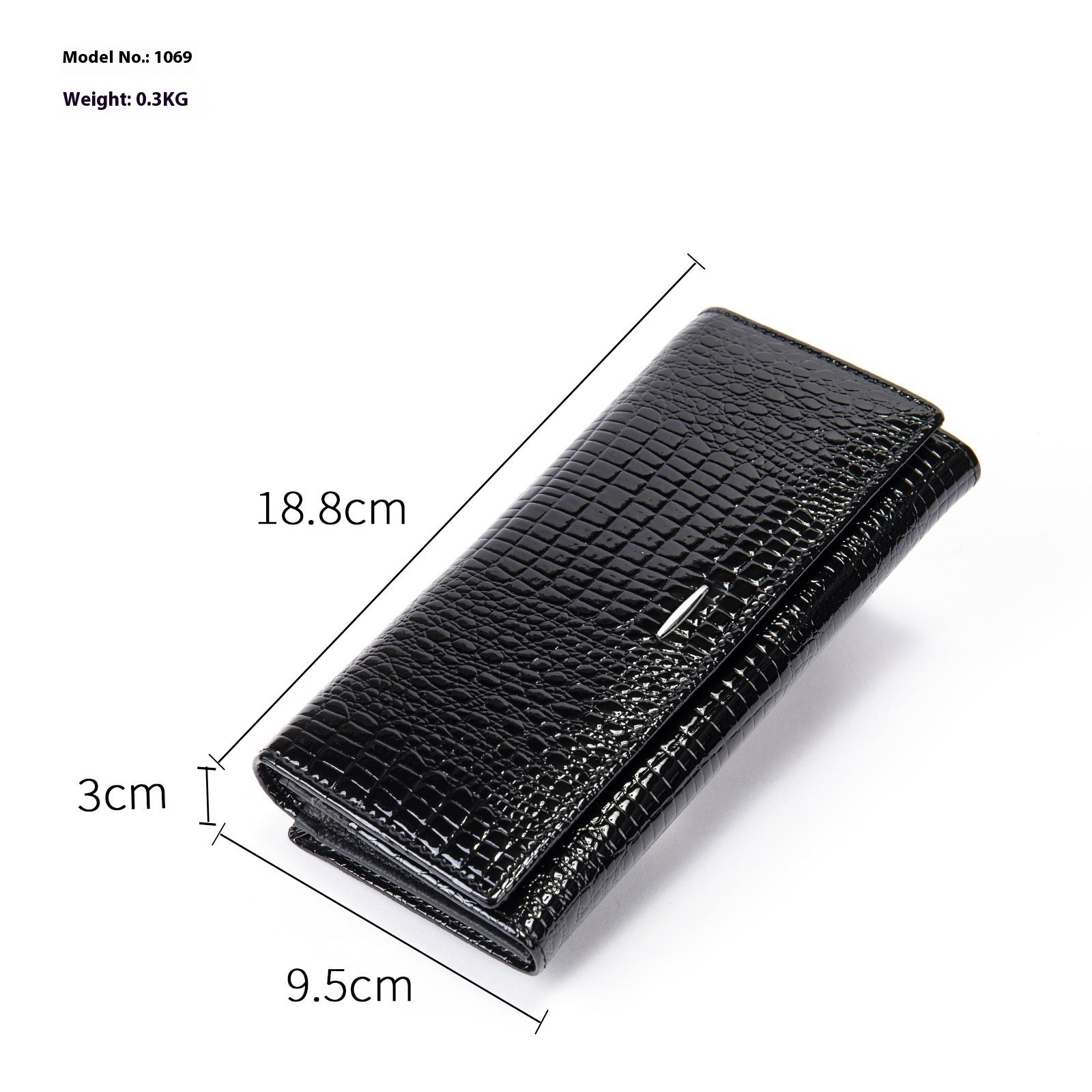 Women's Long Genuine Leather Cowhide Wallet Viralgem Store