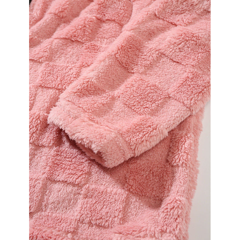 Thickened Fleece Hooded Casual Couple Zipper Sweater Jacket Viralgem Store