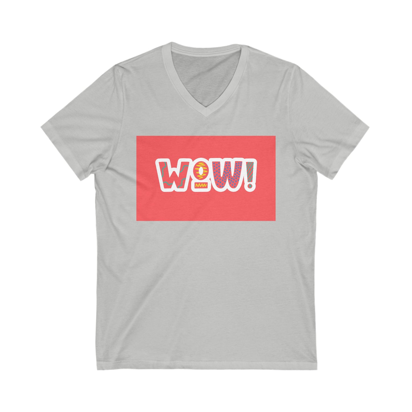 Unisex Jersey Short Sleeve V-Neck Tee