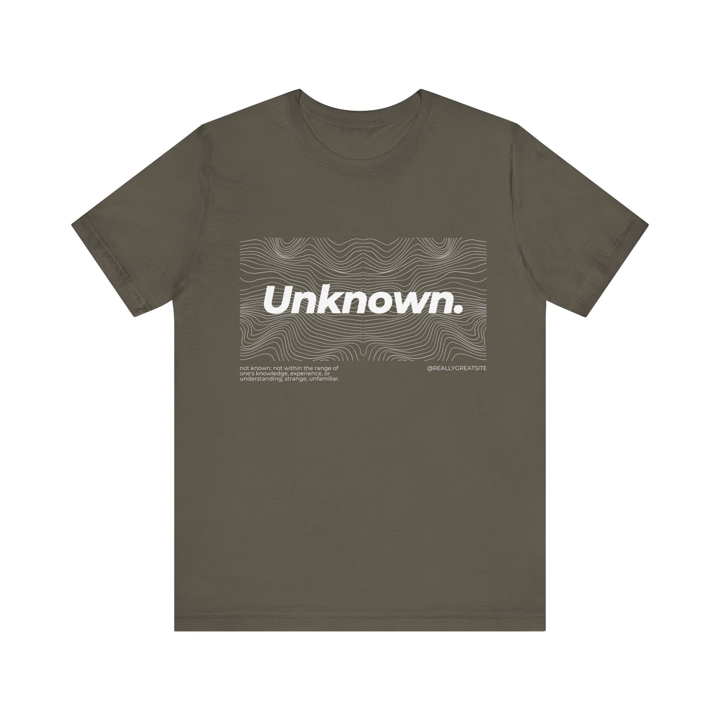 Unknown Tshirt, Anonymous Tshirt, Unisex Shirt