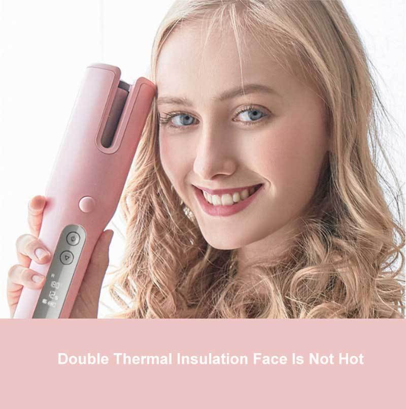 Wireless Automatic Curler USB  LCD Screen Ceramic Heating Anti-perm Curler Viralgem Store