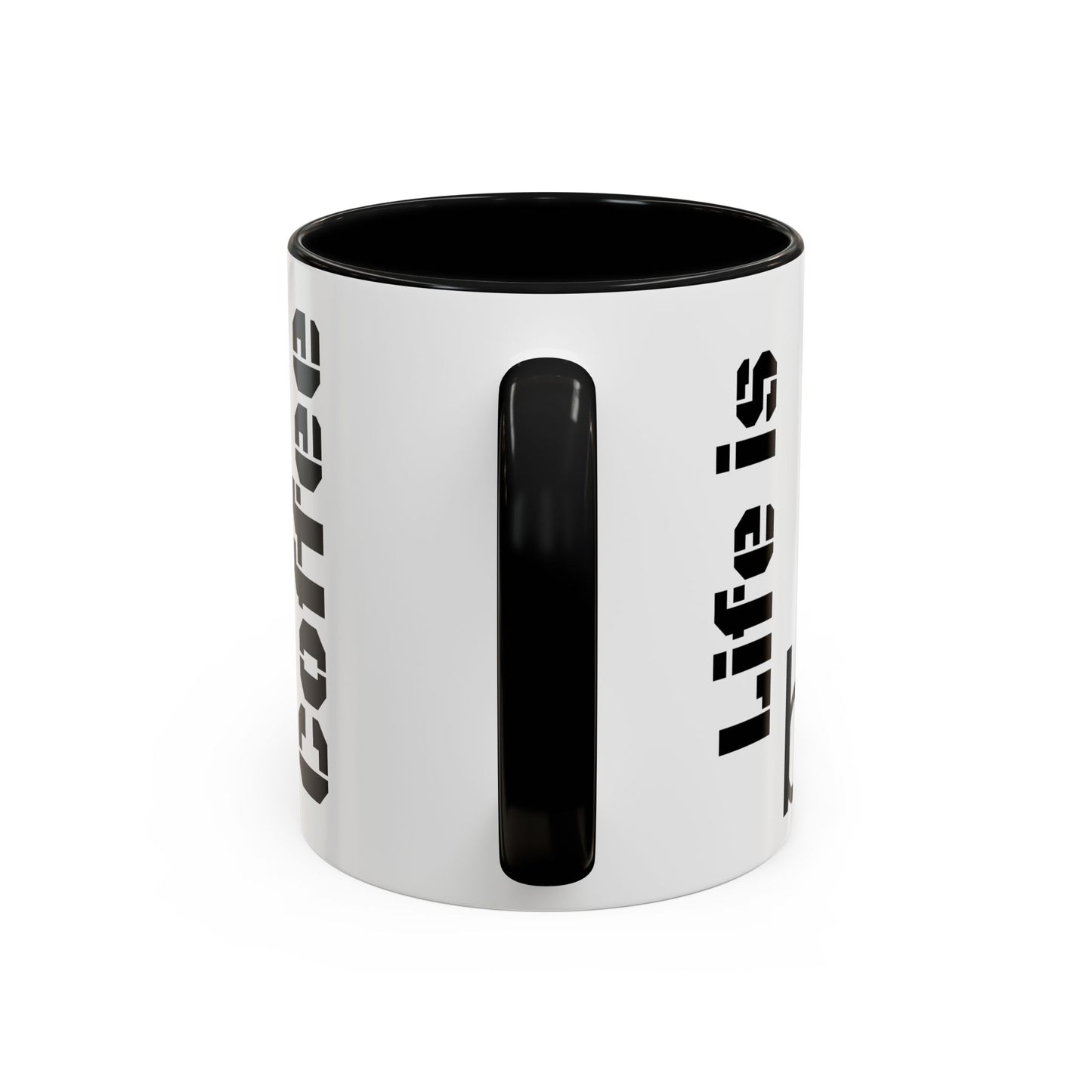 Accent Coffee Mug, 11oz, life is better with coffee
