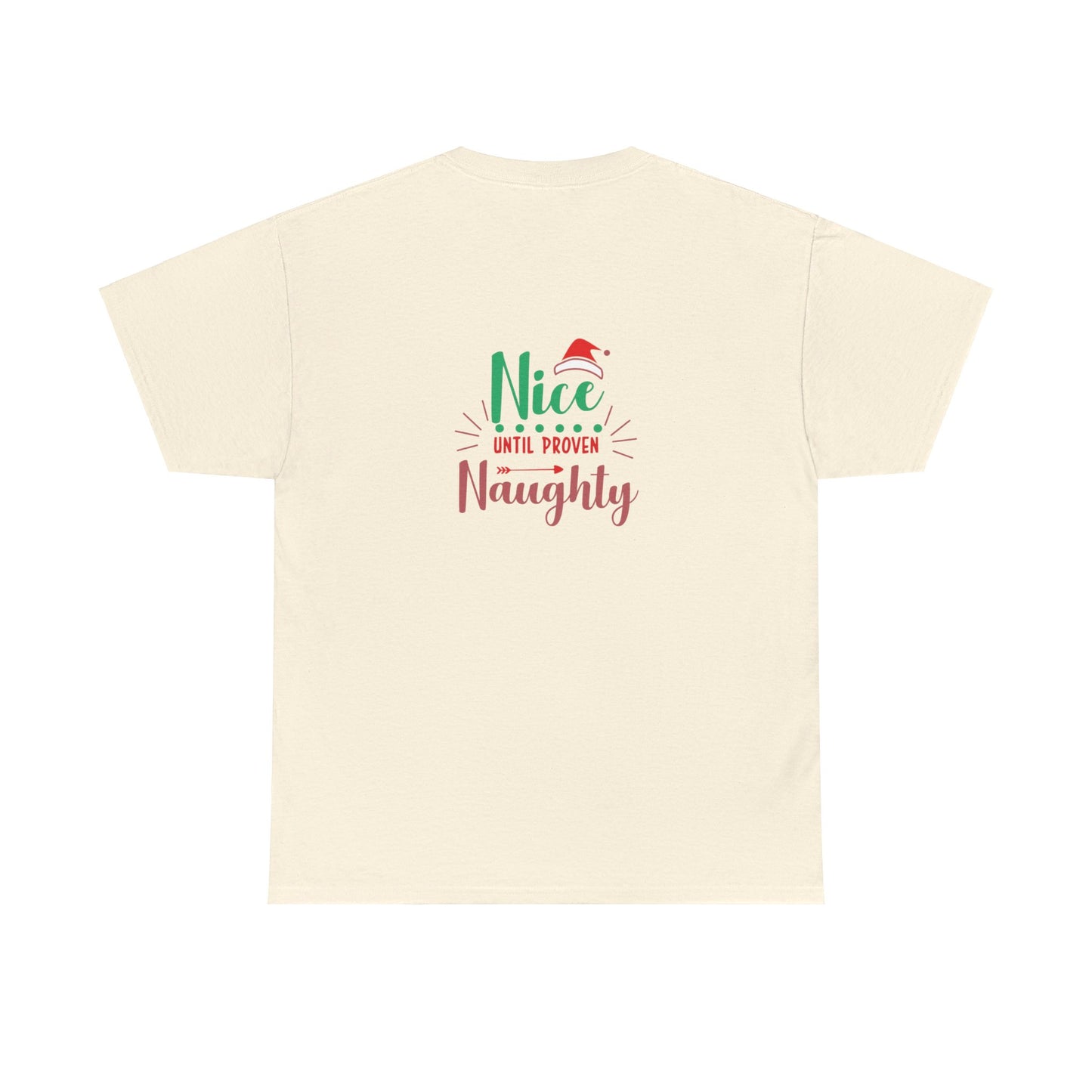 Unisex Heavy Cotton Tee Seasonal Tshirt Christmas Tshirt multi colors