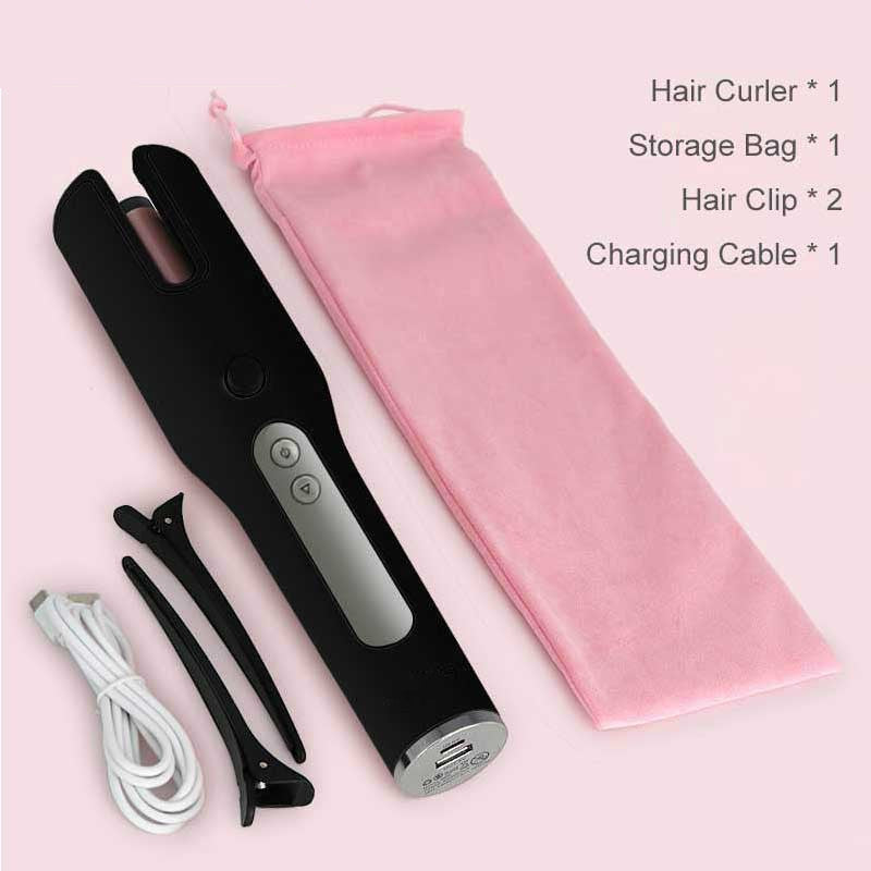 Wireless Automatic Curler USB  LCD Screen Ceramic Heating Anti-perm Curler Viralgem Store