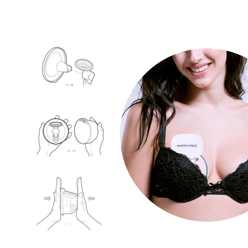 Wearable Electric Silent Cordless Breast Pumping Invisible Milking Viralgem Store