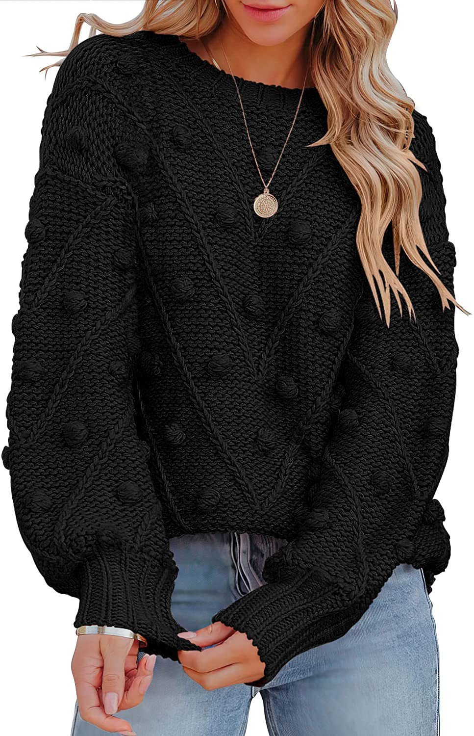 Wool Ball Sweater Loose Long Sleeve Pullover Viralgem Store