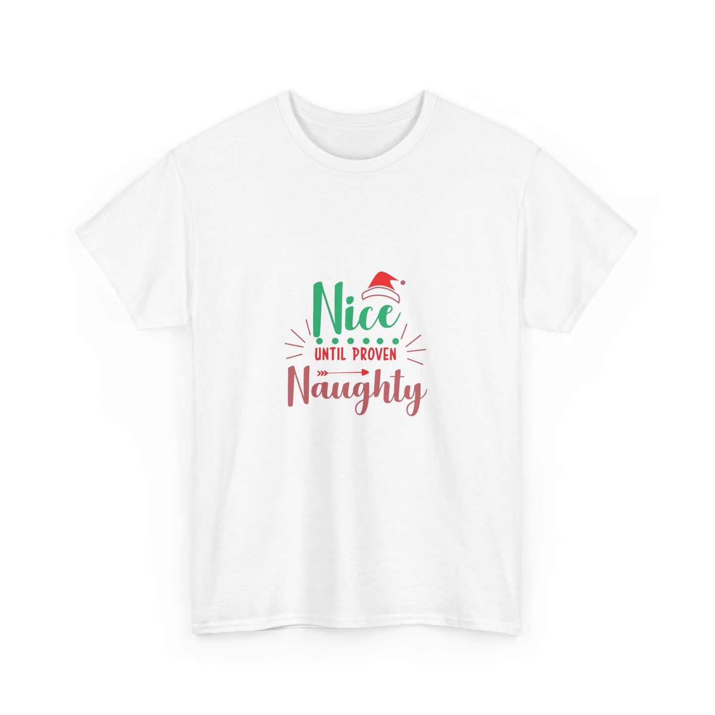 Unisex Heavy Cotton Tee Seasonal Tshirt Christmas Tshirt multi colors